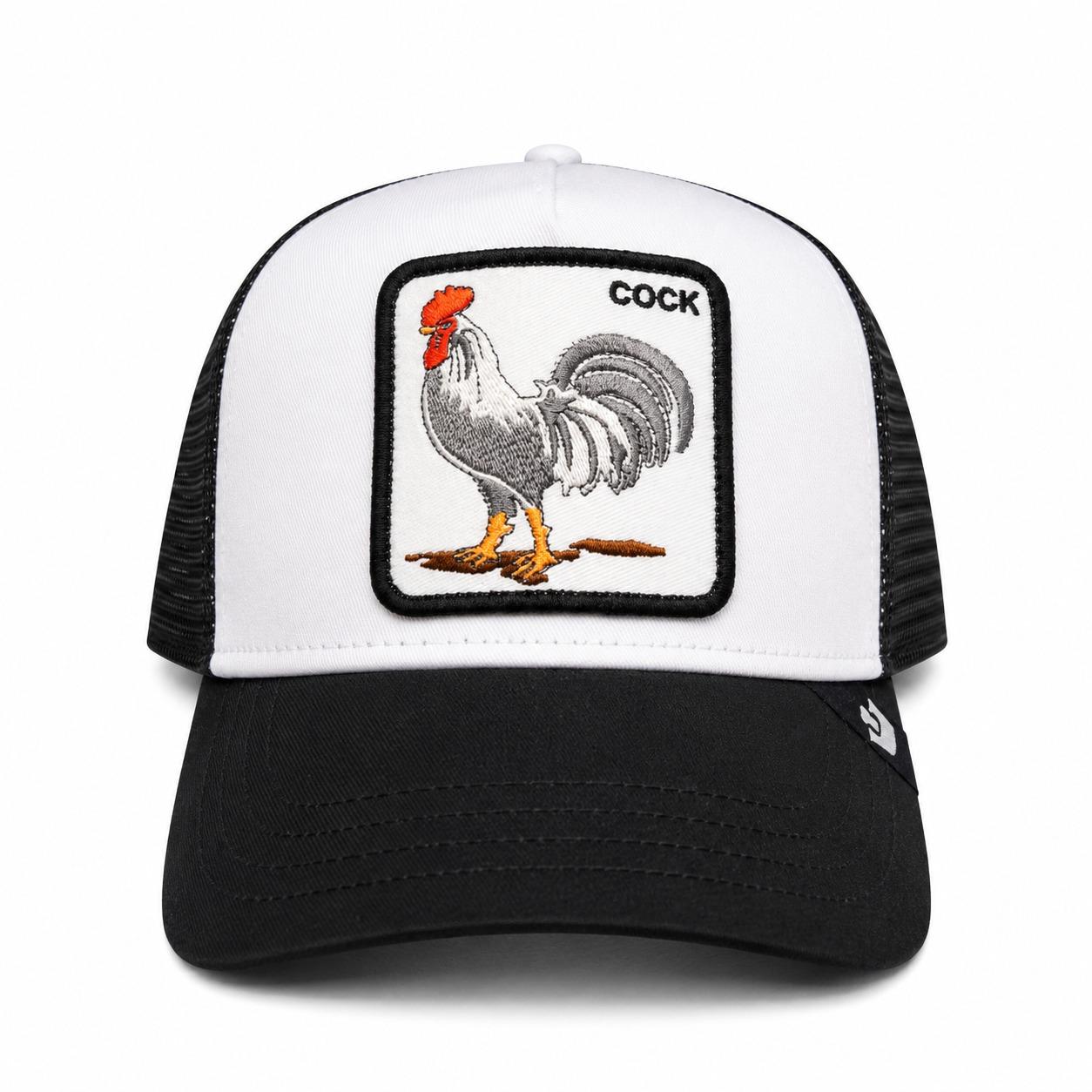 goorin bros trucker COCK WHT/BLK GOORIN BROS