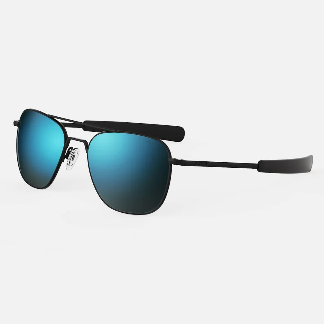 AVIATOR 58mm Matte Black Skytech-P Cobalt FRPE24-AF246 -BIANCO RANDOLPH