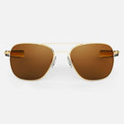 AVIATOR 55mm 23K Gold Skytech Polarized American T FRPE24-AF057 -BIANCO RANDOLPH 