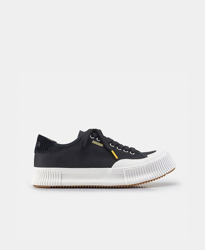 porter international adv canvas shoe 001 32661-001 BLACK PORTER INTERNATIONAL 