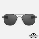 AVIATOR 55mm Matte Black Skytech Glass polarized A FRPE24-AF321 -BIANCO RANDOLPH 