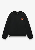 bakin-bis black cotton sweater BAKIN-BIS 0A01 FLOWER MOUNTAIN 