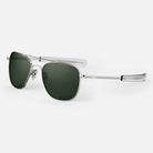 AVIATOR 55mm Bright Chrome Skytech Polarized Agx FRPE24-AF079 -BIANCO RANDOLPH 
