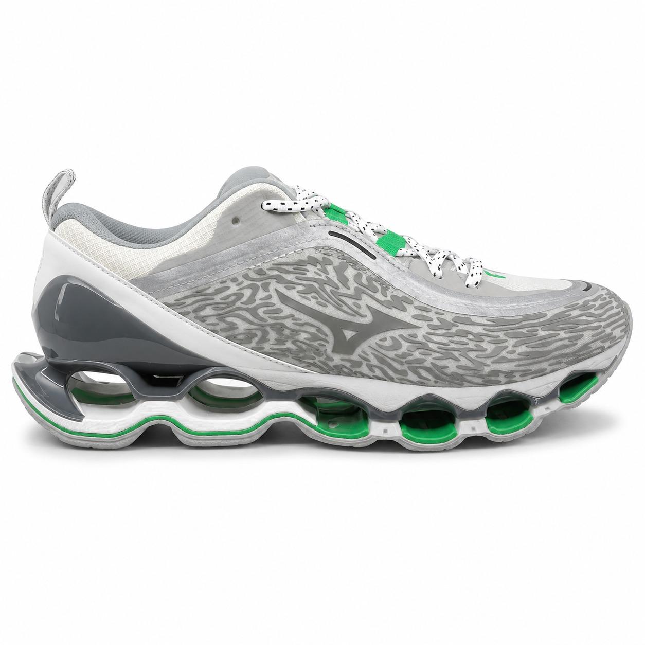 mizuno shoe wave prophecy 13.2 harbor mist black vibrant green D1GA261303 HARBOR MIZUNO 