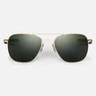 AVIATOR 55mm 23K Gold Skytech Polarized Agx FRPE24-AF059 -BIANCO RANDOLPH 