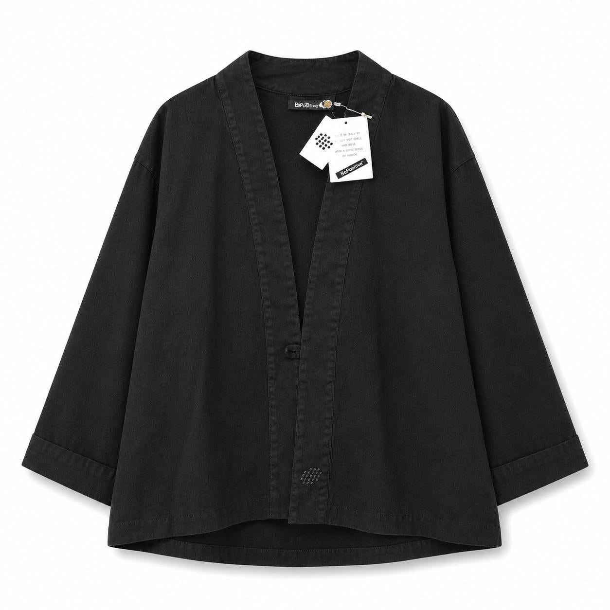 be positive kimono KIMONO BLACK BE POSITIVE 