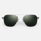 AVIATOR 55mm Bright Chrome Skytech Polarized Agx FRPE24-AF079 -BIANCO RANDOLPH 